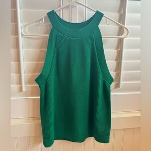& Other Stories green knit tank